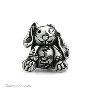 Charm trollbeads Ohm Beads Holey Bunny CB063